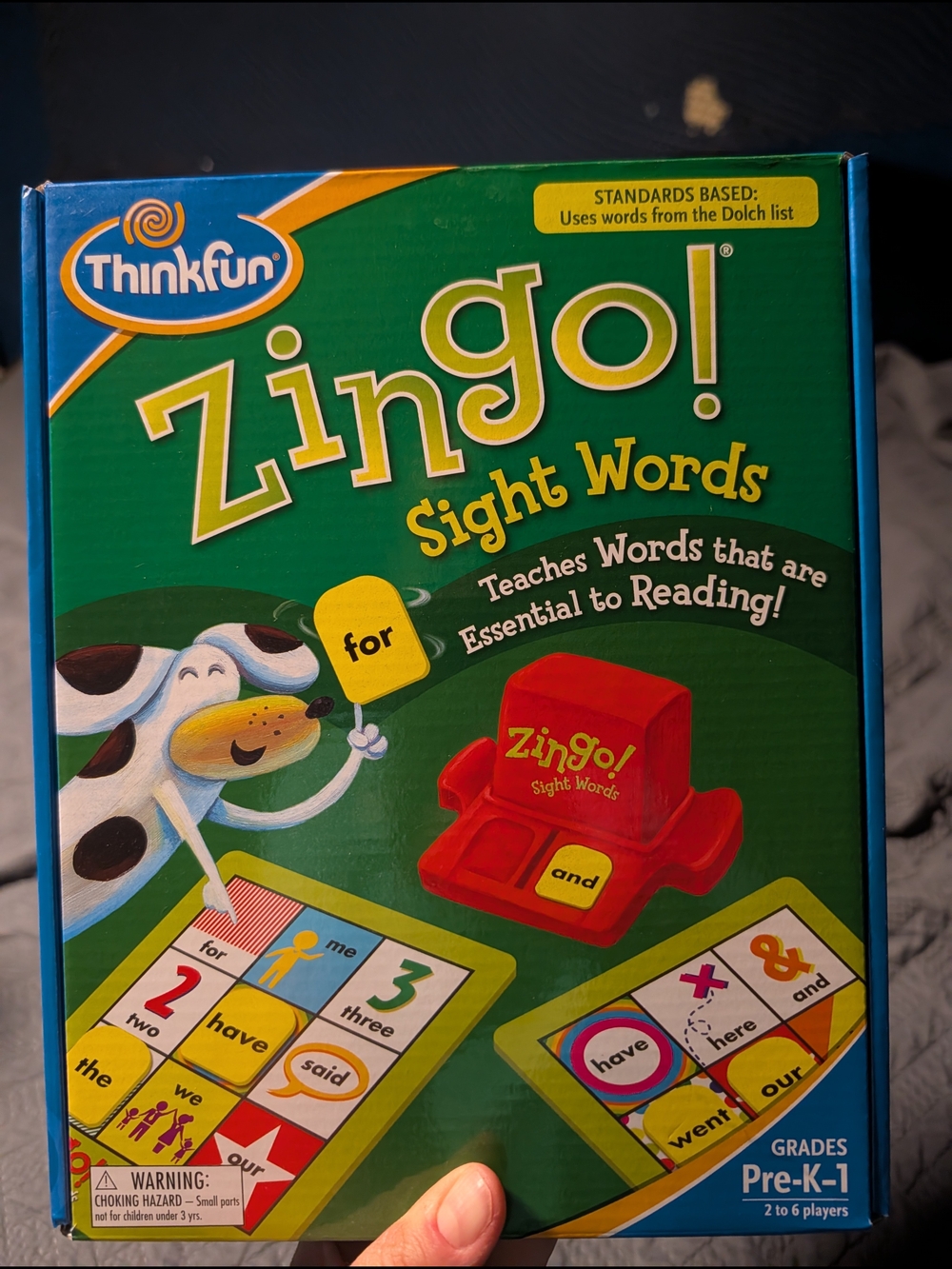 ThinkFun Zingo! Sight Words Game